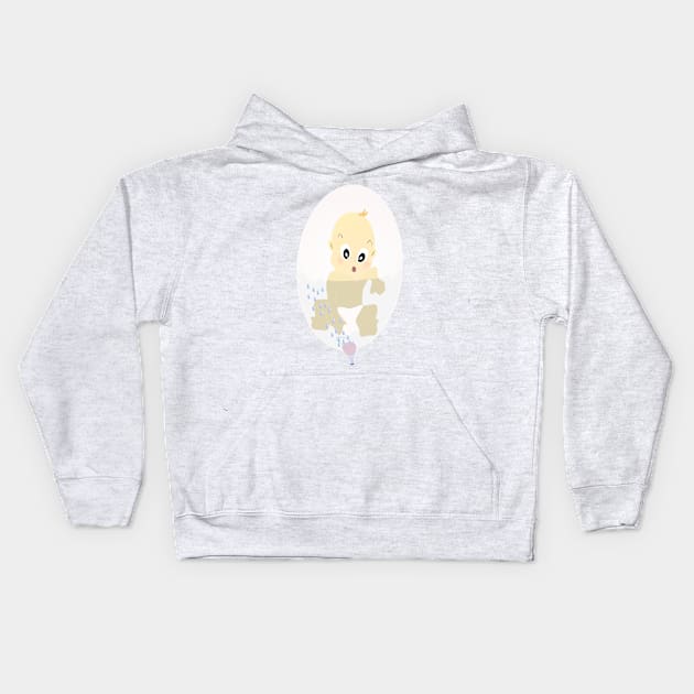 baby Kids Hoodie by tee_w